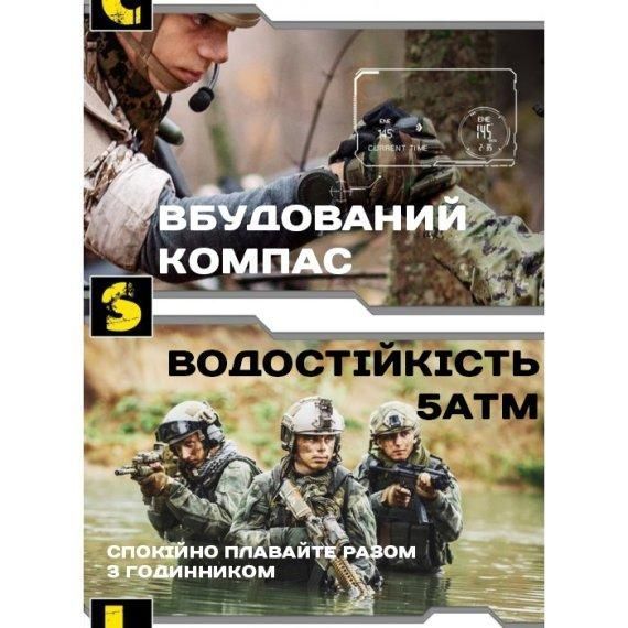 Чоловічий наручний годинник North Edge Apache Rubber (2 ремінці)
