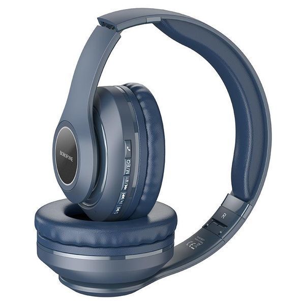 Бездротові навушники Borofone BO17 Bluetooth V5.0 (Синій)