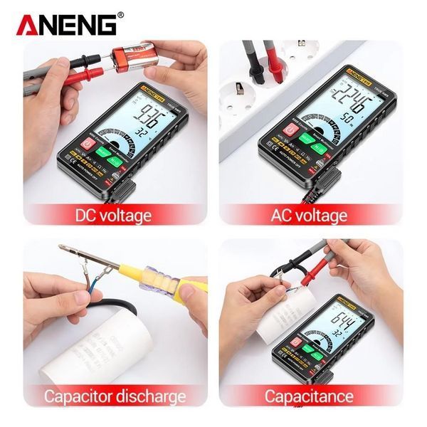 Цифровой мультиметр Aneng 616A Красный