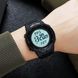 Годинник чоловічий спортивний з компасом Skmei 2147 Compass (Чорний з білим циферблатом)