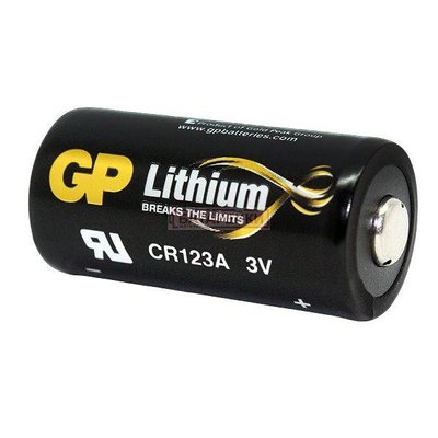 Батарейка GP CR123a 1500 mAh 3B DL 123A (Чорний)