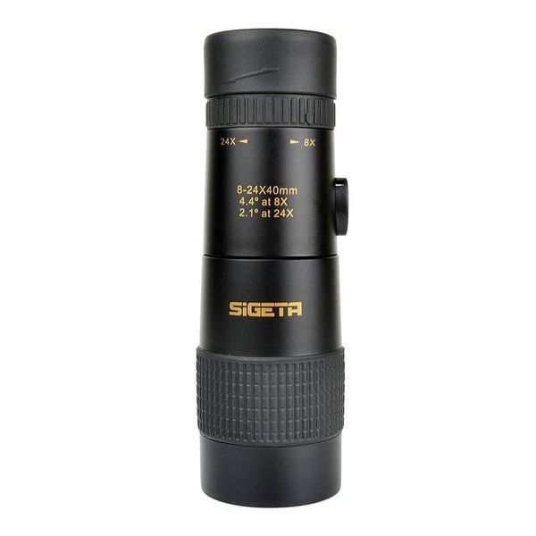 Потужний монокуляр Sigeta Haunt 8-24x40 (штатив, смартфон-адаптер)