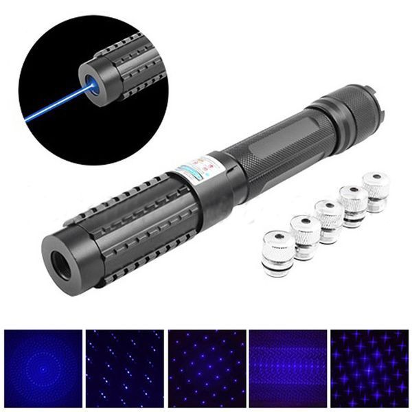 Ліхтар лазер YX-B015 Laser 5 насадок Blue
