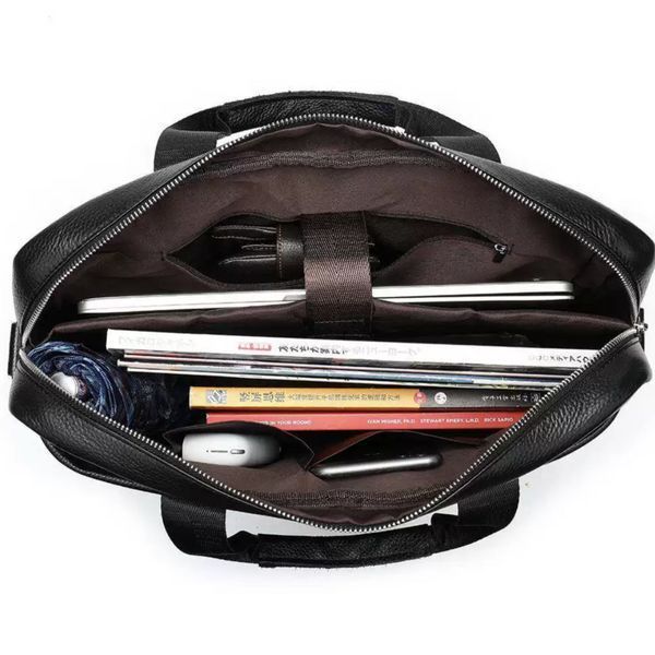 Сумка для ноутбука и документов Tiding Bag (39 х 28 х 8 см) деловой портфель Черный