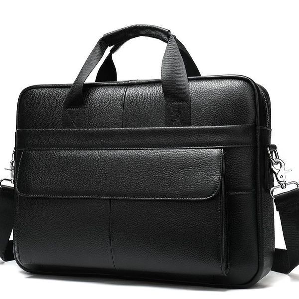 Сумка для ноутбука и документов Tiding Bag (39 х 28 х 8 см) деловой портфель Черный