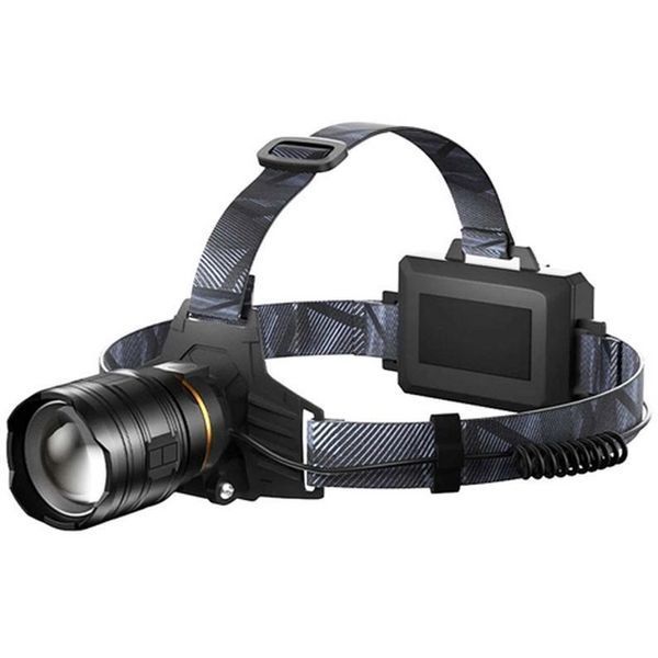 Яркий налобный фонарь BL-8076-2-GT100 zoom + microUSB + 2х18650 (4 режима)