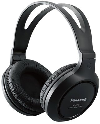 Проводные полноразмерные наушники Panasonic RP-HT161E-K (Черный)