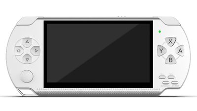 Портативна ігрова приставка консоль Psp Х6 4.3" екран 8 ГБ Білий