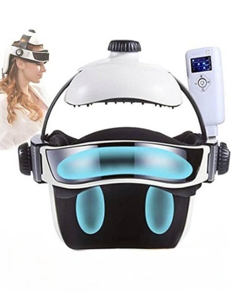 Масажер для голови електричний Benbo HM-1 пульт 7 режимів (підігрів, тиск повітря, вібрація, музика)