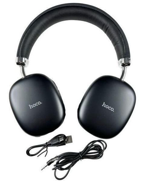 Беспроводные bluetooth наушники Hoco W35 BT5.3 c микрофоном (Черные)