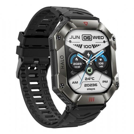 Умные смарт часы Smart Racer K+ с компасом (Черные)