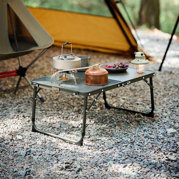 Розкладний туристичний стіл Naturehike CNK23JU011 алюміній (Зелений)