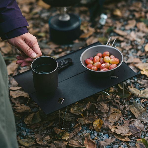 Стіл складаний Naturehike CNK2450JJ024 (31х21 см) алюміній Чорний
