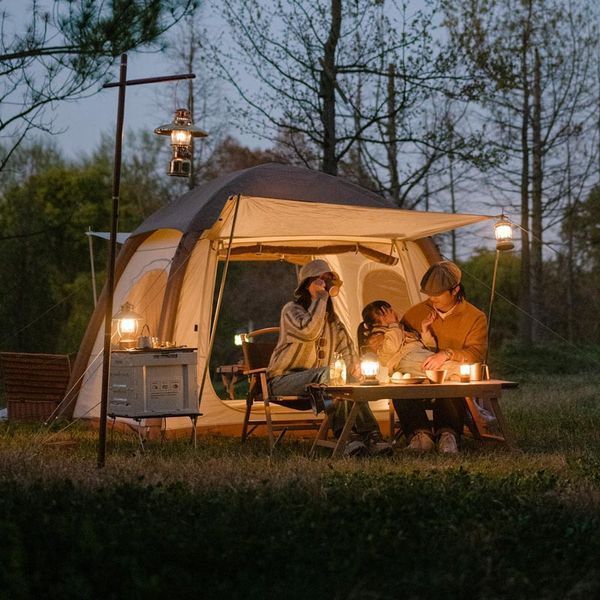 Надувная водонепроницаемая 3-х местная палатка Naturehike CNH23ZP12002 (Бежевая)