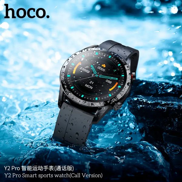 Умные часы Smart Watch Hoco Y2 Pro с магнитной зарядкой (Black)