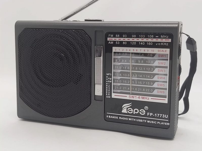Портативний радіоприймач колонка FP 1773U (USB FM)