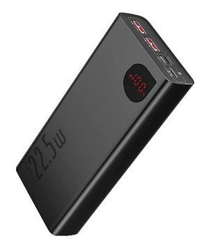 Внешний аккумулятор Baseus Bipow Digital Display 20000mAh 22,5W PPADM205