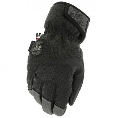 Зимові тактичні рукавички Mechanix Coldwork WindShell Чорний із сірим M