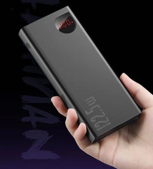 Внешний аккумулятор Baseus Bipow Digital Display 20000mAh 22,5W PPADM205