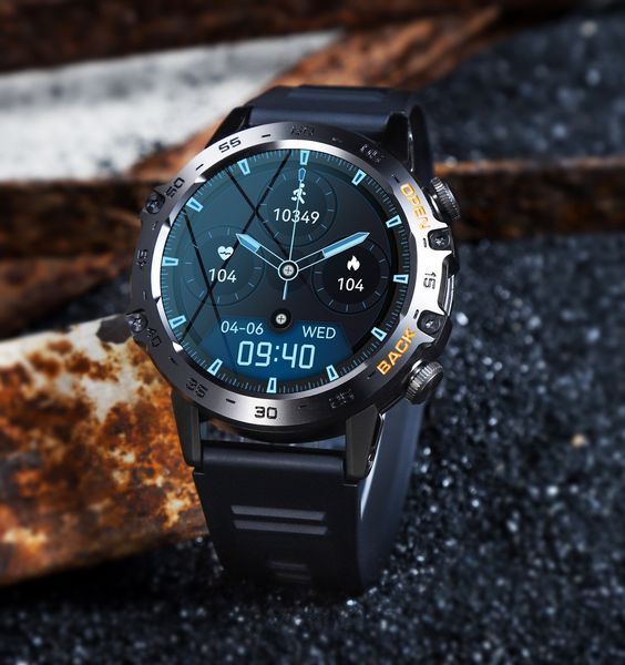 Умные наручные смарт-часы Smart Delta K52 Black Rubber (2 ремешка)