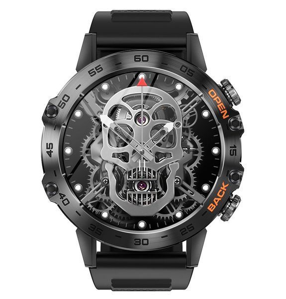 Умные наручные смарт-часы Smart Delta K52 Black Rubber (2 ремешка)