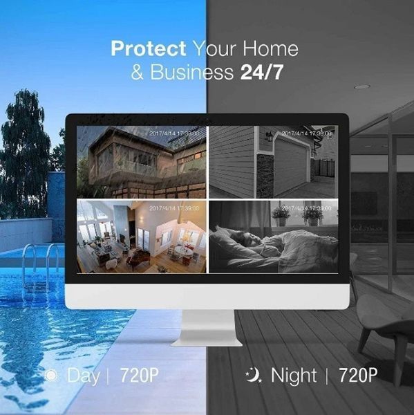 Поворотная Ip камера Sannce 720 Wi-Fi внутренняя Оригинал