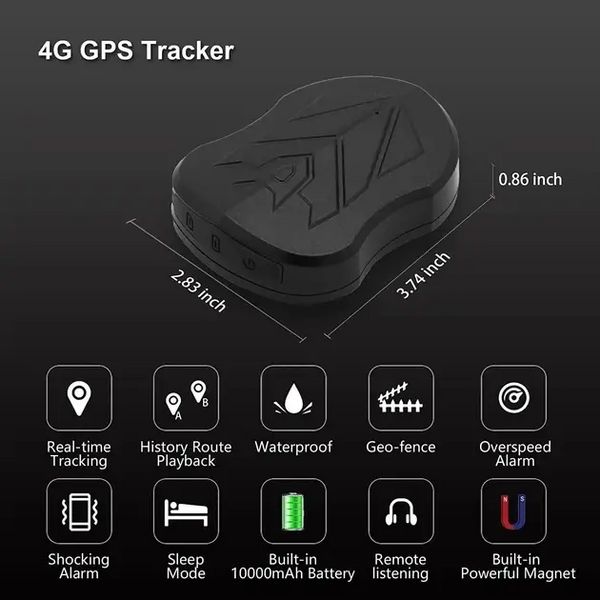 Водонепроницаемый магнитный GPS-трекер SinoTrack ST915L 2G