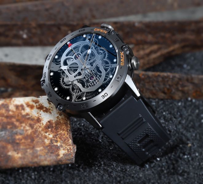 Умные наручные смарт-часы Smart Delta K52 Black Rubber (2 ремешка)