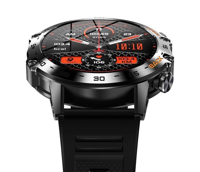 Умные наручные смарт-часы Smart Delta K52 Black Rubber (2 ремешка)