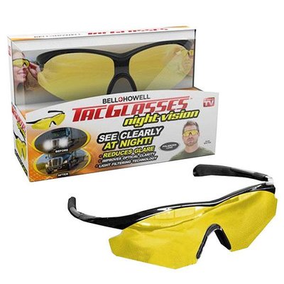 Антибликові окуляри для водіїв TacGlasses Night Vision нічного бачення