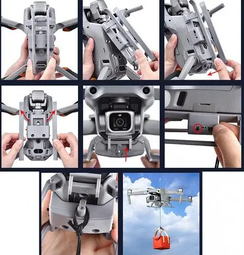 Система сброса груза для квадрокоптера Dji Mavic 2 Air2 Air2S