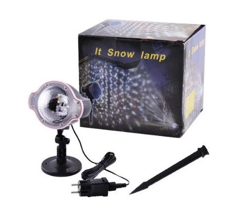 Лазер диско проектор XL-809 Snow lamp цветной RGB фонарь