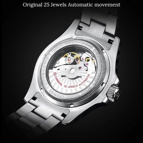 Годинник чоловічий наручний Carnival Patent (Сріблясті)