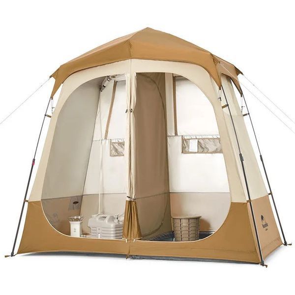 Душевая зонированная палатка Naturehike NH22ZP006 (Коричневая)
