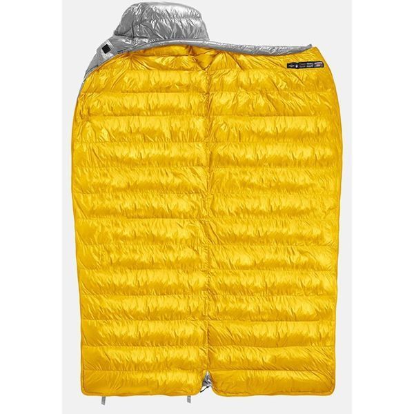 Спальный мешок с натуральным пухом Naturehike CW700 CNK2450WS048 Желто-серый L