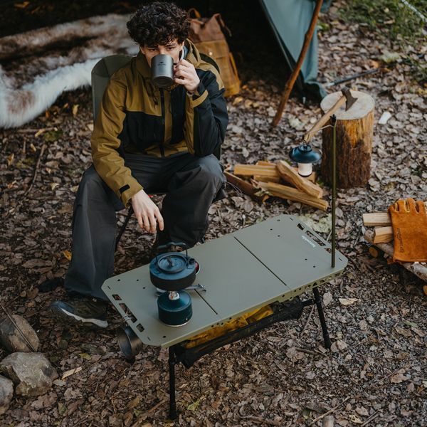 Стол складной Naturehike CNK2450JJ025 (80х40 см) алюминий Черный