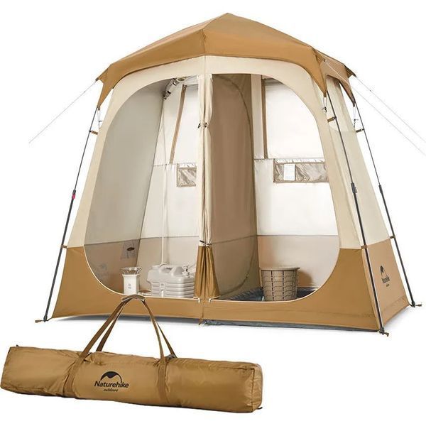 Душевая зонированная палатка Naturehike NH22ZP006 (Коричневая)