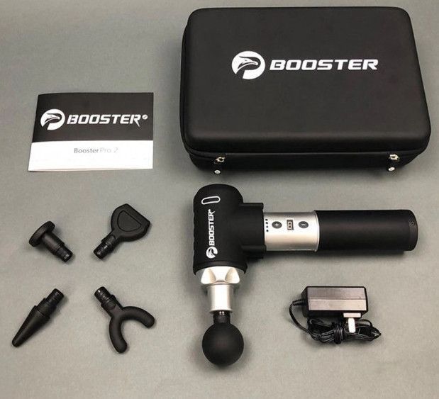 Перкуссионный мышечный ударный массажер Booster Pro 2 триггерных точек