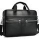 Сумка для ноутбука и документов Tiding Bag (39 x 28 x 8 см) портфель из натуральной кожи Черный