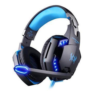 Игровые проводные наушники Kotion Each G2000 с микрофоном и подсветкой