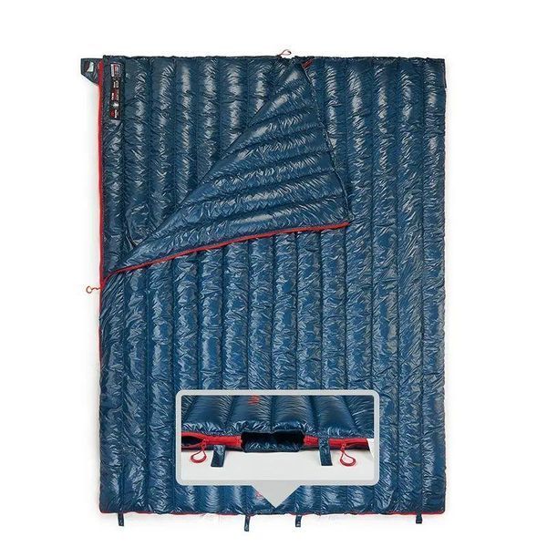 Спальный мешок Naturehike CW280 NH17Y010-R (190х72см) на натуральном пухе (Темно-синий)