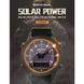 Мужские водостойкие тактические наручные часы North Edge Solar Compass (Черные)
