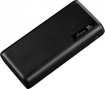 Внешний аккумулятор Mediarange 20000mAh 22.5W LED Screen PD3.0 + QC3.0 M756 (Black)