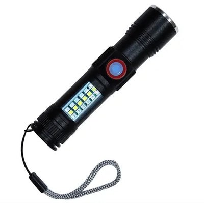 Ліхтар ручний Police SY-1903C-P50+SMD (red, blue, white) zoom + USB заряджання + 5 режимів