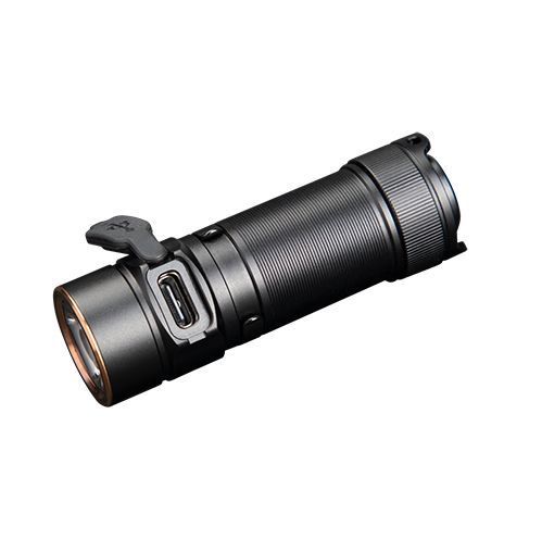 Ручной мини фонарик Fenix E18R V2.0 1200лм USB Type-C с магнитом (Черный)