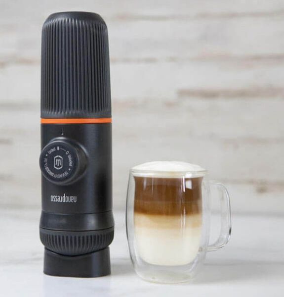 Набір аксесуарів DG Kit 140мл для кавоварки Wacaco Nanopresso чашка та адаптер для капсул Чорний