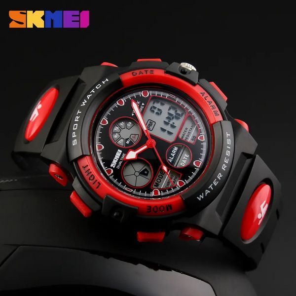 Детские спортивные наручные часы Skmei 1163 (Красные)