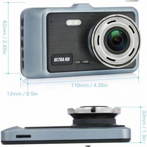 Автомобильный видеорегистратор X-19 Pro Wi-Fi 2K (2 камеры)