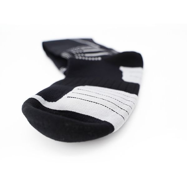 Високі водонепроникні шкарпетки Dexshell Compression Mudder (Чорні із сірим) S