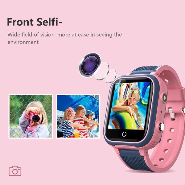 Часы детские умные Smart Kinder GPS Tracking 4G GPS Wi-Fi Синий